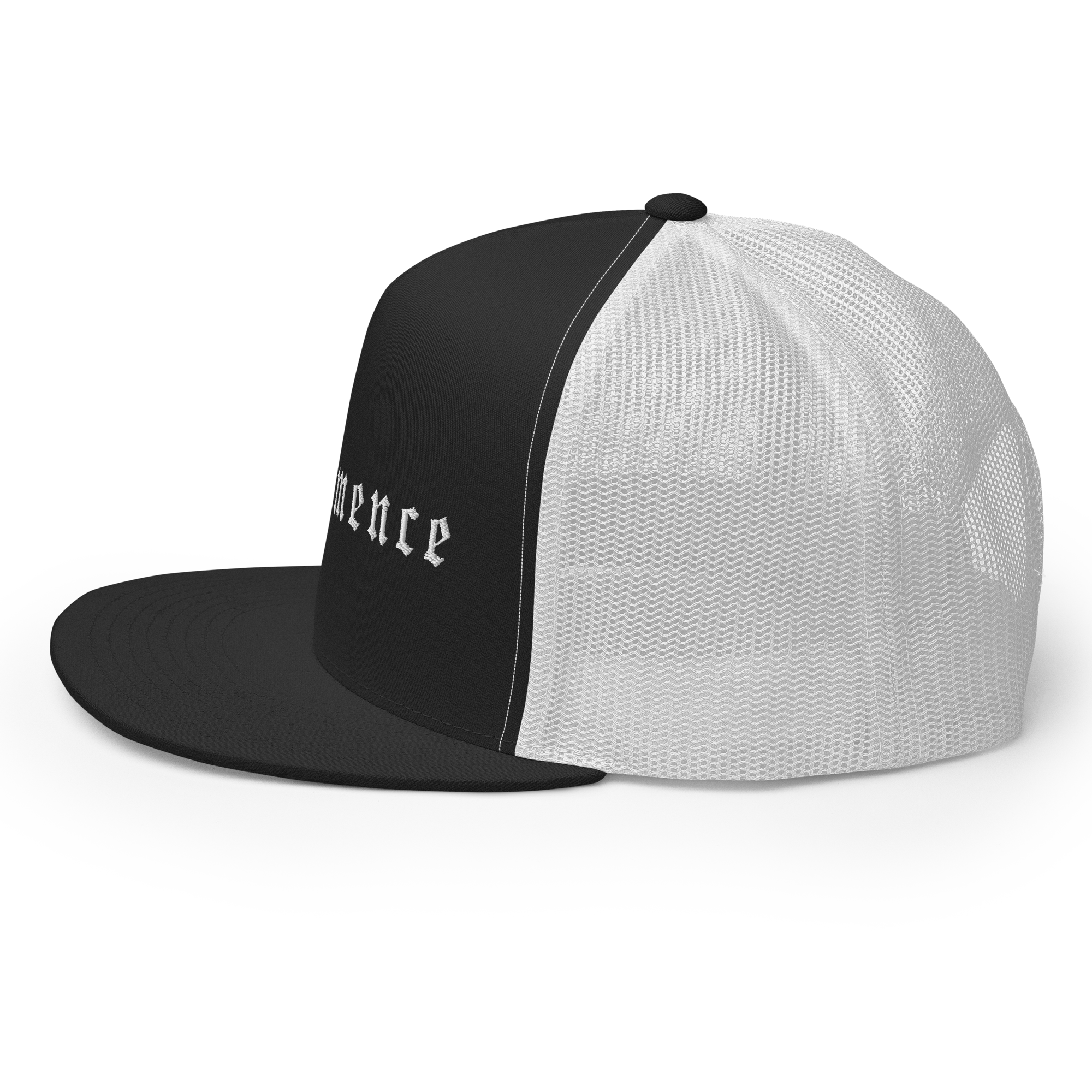 Vehemence txt Trucker Cap – black/white